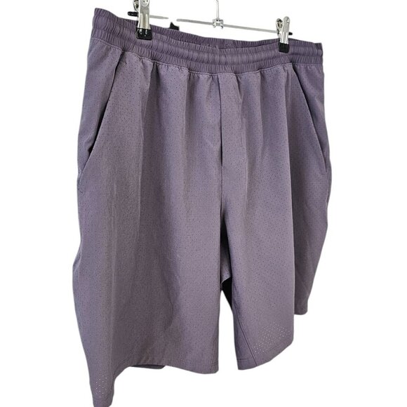 Lululemon Mens Pace Breaker Short, Lined Perforated 9" Graphite Purple, Size XL - Picture 6 of 8